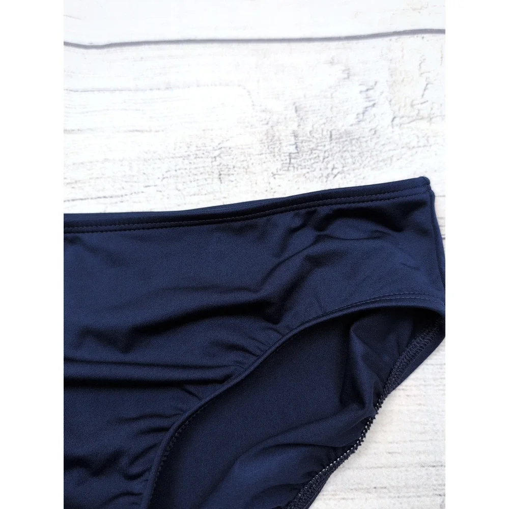 12 Lands End Navy Bikini Bottom